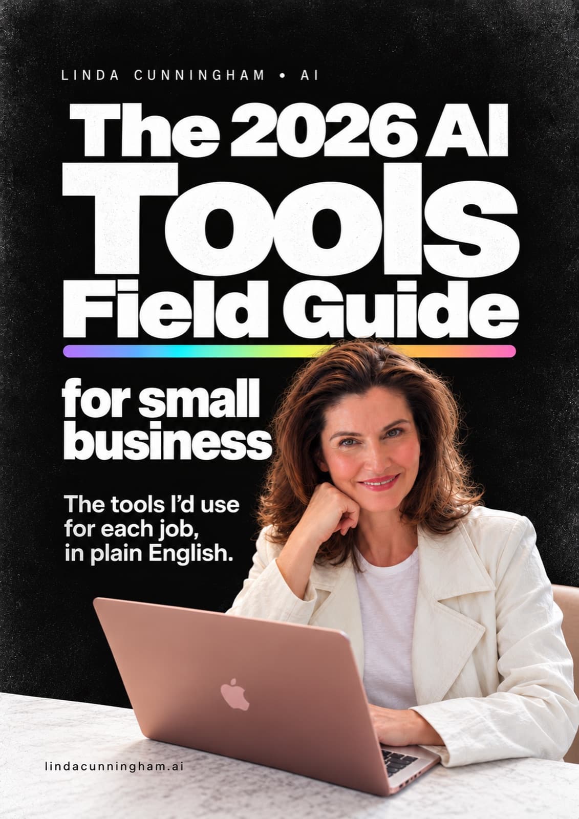 Cover of The 2026 AI Tools Field Guide for small business by Linda Cunningham